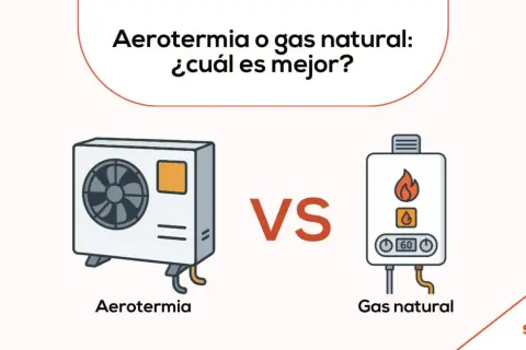 Comparativa: aerotermia vs. gas natural. ¿Es hora de sustituir caldera de gas por aerotermia?
