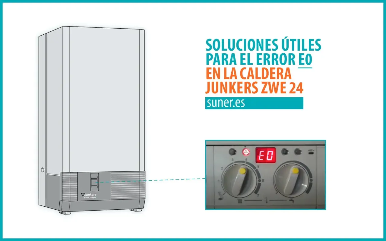 Soluciones para error EO en caldera Junkers ZWE 24. Aprende cómo funciona y cómo solucionarlo.