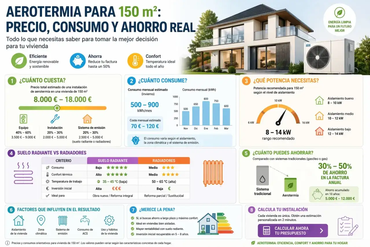 La aerotermia es una solución eficiente para tu hogar, ofreciendo confort y ahorro. Descubre qué es y cómo funciona.